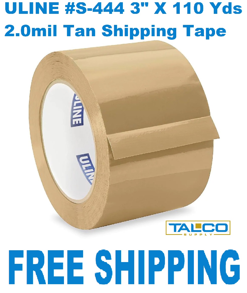 Talco Supply ULINE® Brand S444 3" RegularDuty Packing / Shipping