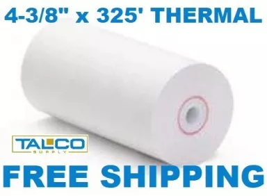 4-3/8" x 320' Thermal Paper Rolls